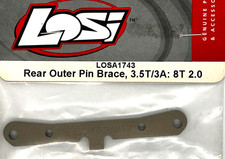 Losi  8B 2.0 Rear Suspension brace outer pin brace 3.5T / 3A P/N LOSA1743