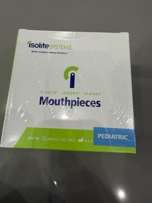 Isolation Dental Mouthpieces Size Pediatric  for Isolite Isodry Systems (10/pk)