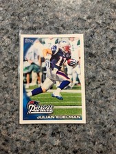 2010 Topps Julian Edelman New England Patriots Rookie RC Football Card #325 HOF. rookie card picture