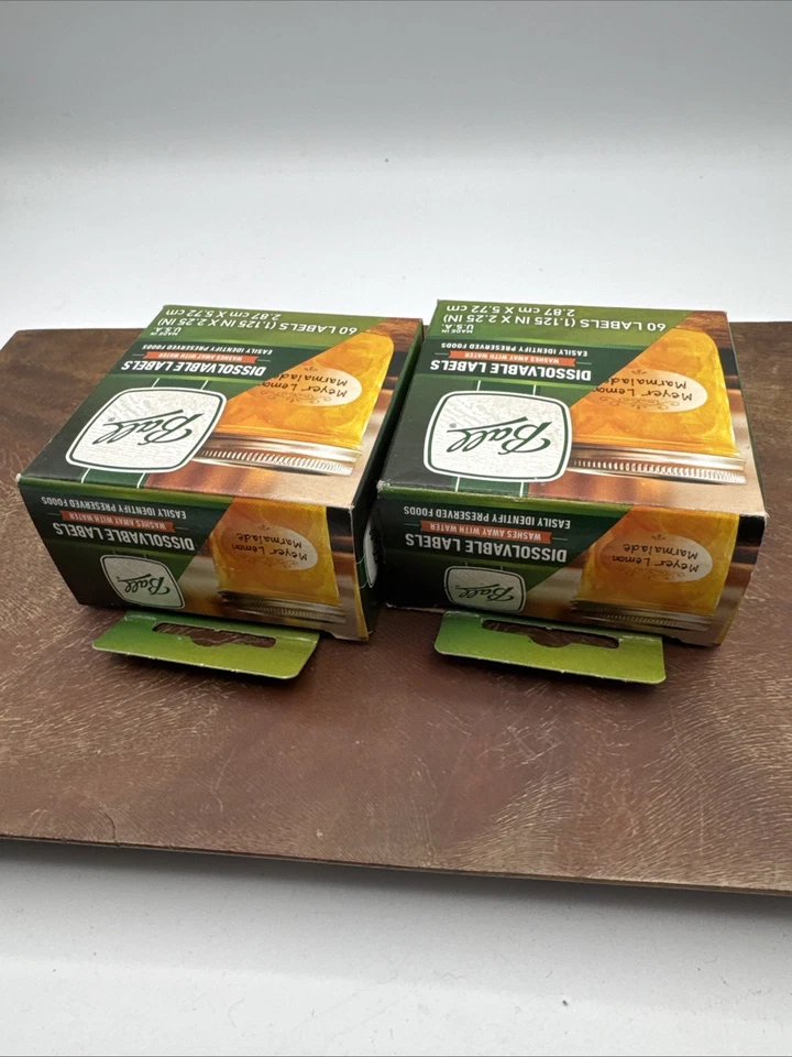 BALL PACK OF 60 DISSOLVABLE LABELS USE ON GLASS OR LIDS MADE IN USA-lot Of 2 - Image 4 of 4