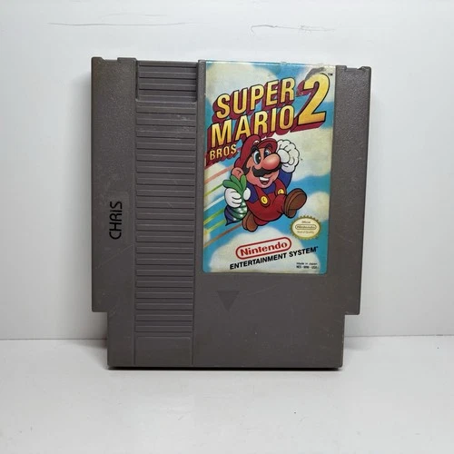 NES Super Mario Bros 2 Video Game Vintage Nintendo Entertainment System