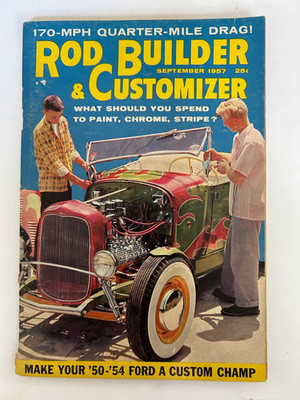 Rod Builder & Customizer Magazine September 1957 | eBay