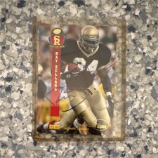 1995 Signature Rookies Prime Ray Zellars #50 Notre Dame Autographed Rookie Card. rookie card picture