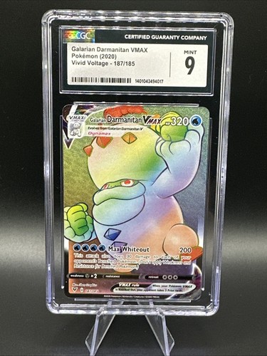 Galarian Darmanitan VMAX graded CGC 9 for sale on eBay