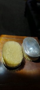 Pair Tiffany & Co. Vintage Sterling Silver Brush
