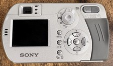 Vintage Sony DSC-P32 Cyber Shot Digital Camera. Batteries Not Included Tested