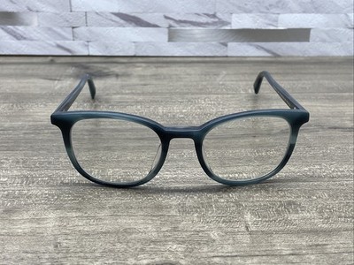 Warby Parker Durand W LBF 175 50-20-145 Blue Marbled Eyeglasses Glasses Frames
