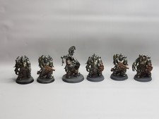 40k Death Guard Plague Marines Miniatures Set of 6 Beautifully Painted