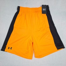 Under Armour Shorts UA Training Stretch 2.0 Men's Small Orange Black. NWT.