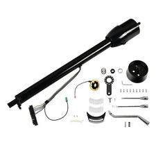 Black Stainless 32 Universal Tilt Automatic Steering Column Adapter No Key