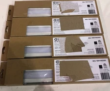 LOT OF 4 Commercial Electric Direct Wire 12 in. LED White Under Cabinet Light