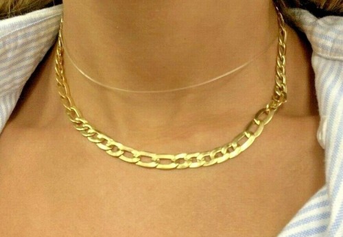 Curb Necklace 18k Yellow Gold 6mm 