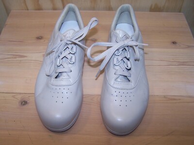 SAS Free Time Women’s Comfort Shoes Beige Leather Oxfords Nurse Work  A5