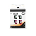 4x MWT Ink 2+2 Alternative F R HP NO62XL C2P05AE C2P07AE C2P05A C2P07A 62XL
