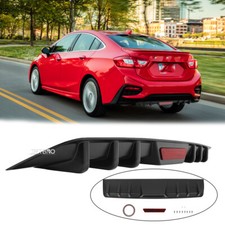 For Chevrolet Cruze Rear Lip Bumper Diffuser Shark Fins Wing Spoiler Body Kits For Chevrolet Cruze Rear Lip Bumper Diffuser Shark Fins Wing Spoiler Body Kits