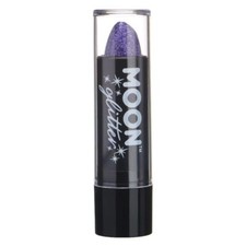 Moon Glitter Holographic Glitter Lipstick Purple G07565 Costume Make Up