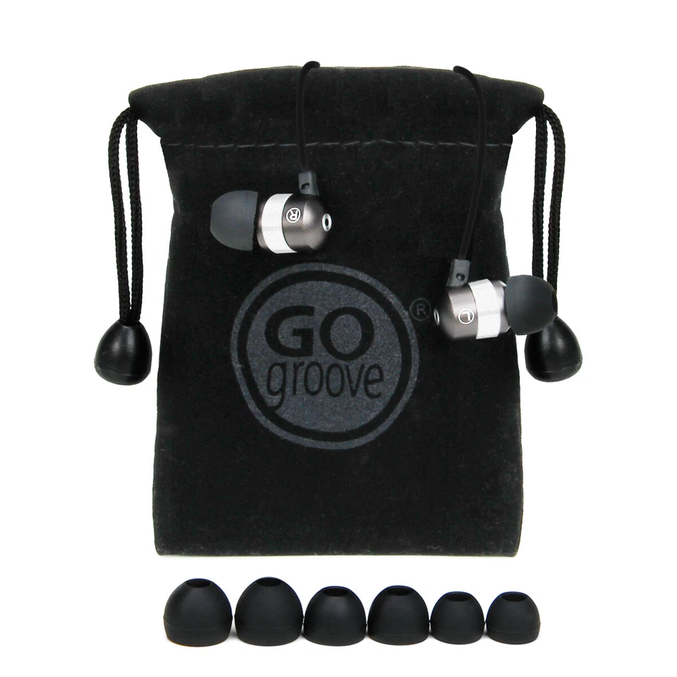 GOgroove AudiOHM HF Noise Isolating Earphone Headset with Built-in Microphone - Image 3 of 4