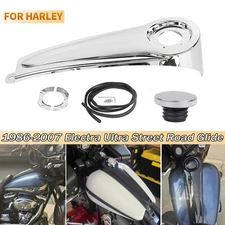 For Harley Electra Glide Touring 86-07 Stretched Dash Panel + Gas Tank Cap Cover