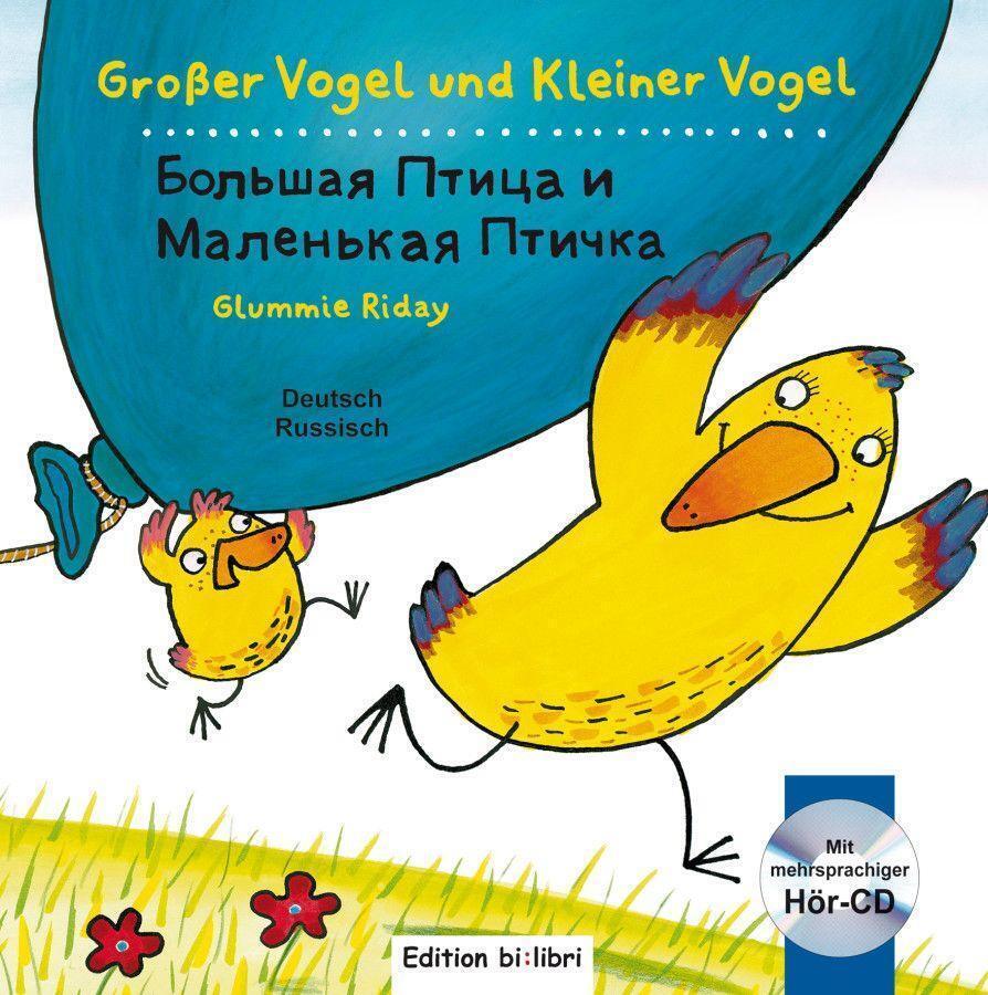 Thumbnail - Großer Vogel Und Kleiner Vogel. Kinderbuch Deutsch-russisch Mit