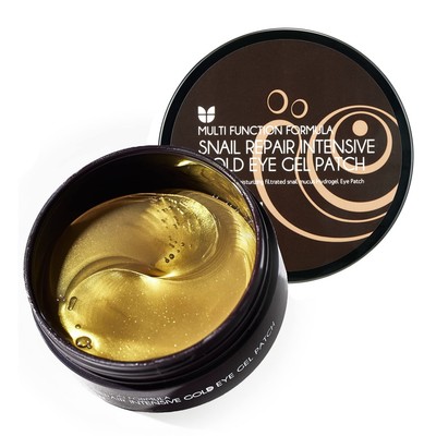 MIZON 24K Gold and Snail Mucin Hydrogel Under Eye Patches for Puffy Eyes Dark...