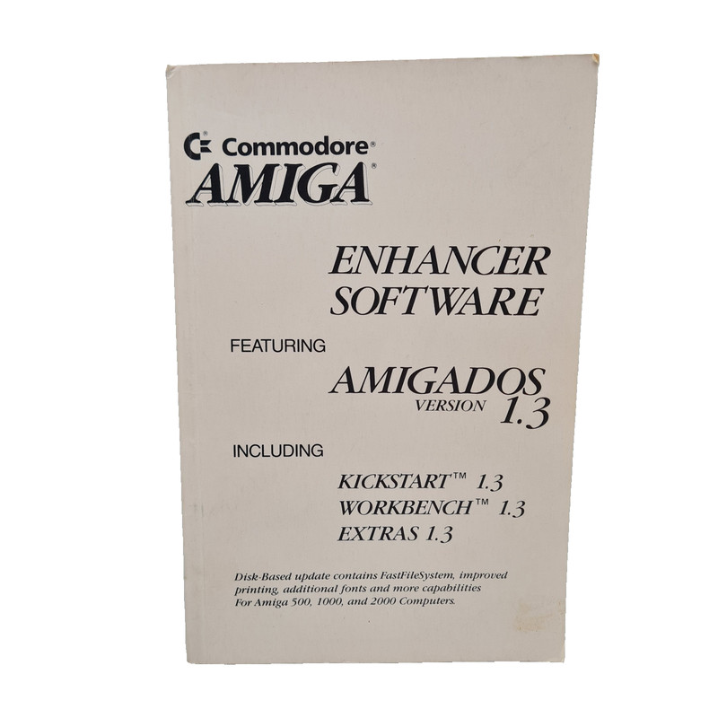 Commodore Amiga Enhancer Software 1.3 Book Manual