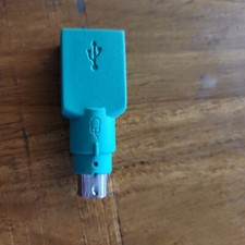 MICROSOFT USB Female to PS/2 Male Adapter Converter for Mouse PS2