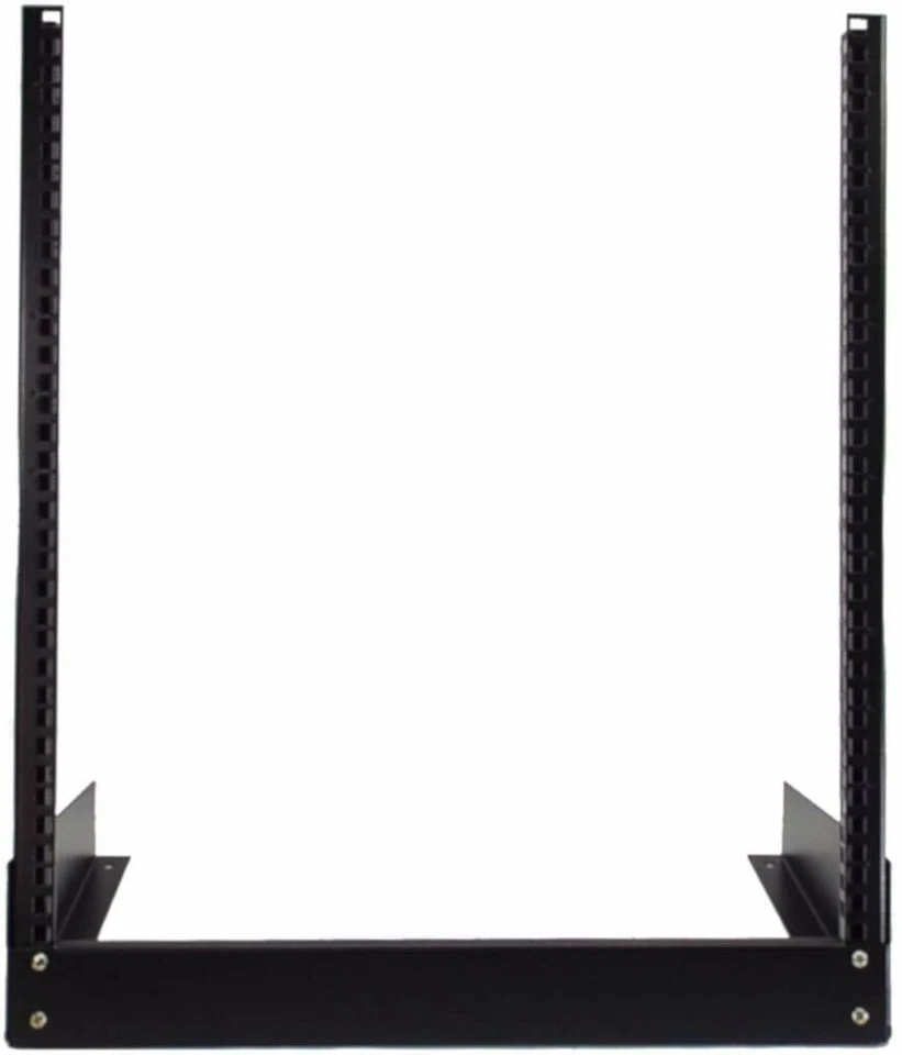 CNAweb 12U Open Frame 19" Inch Desktop 2 Post Network Rack Stand - Image 2 of 4