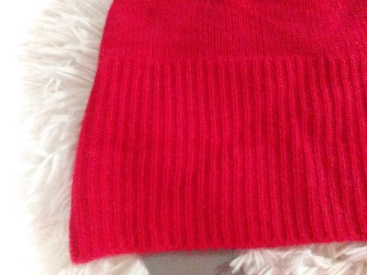 Nordstrom Rock red cashmere hat beanie NWT NORDSTROM RACK Beanie NWT 100% Cashmere Red Ribbed | eBay main image 3
