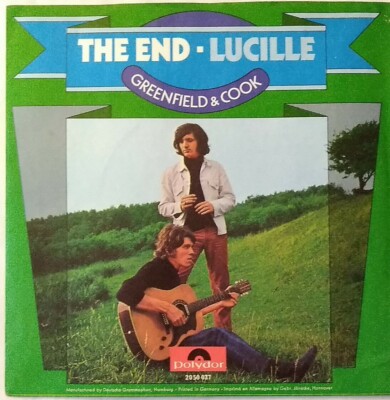 GREENFIELD&COOK -1970-7''-The End/Lucille- Polydor 2050037/Germany