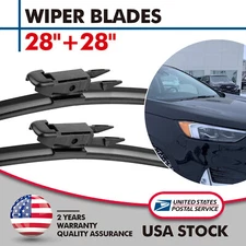 For 2013-2022 Ford Escape New Front Bracketless Windshield Wiper Blades 28"&28"