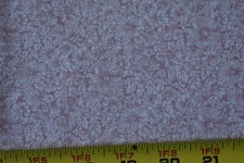 By 1/2 Yd, Vintage, Pink Calico on Pink Cotton, Fabric Traditions/Michell, P1744