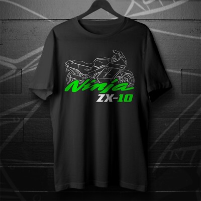 Kawasaki Ninja ZX-10 Tomcat 1988-1990 - Motorcycle T-Shirt for Riders