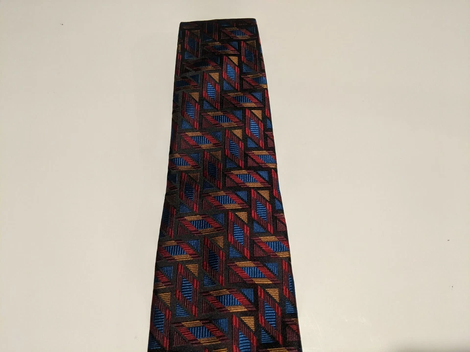 Buckingham Tradition Quality Made in the USA 95% Polyester 5% Silk nice tie - Изображение 3 из 4