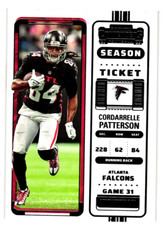 2022 Panini Contenders - Championship Ticket #10 Cordarrelle Patterson