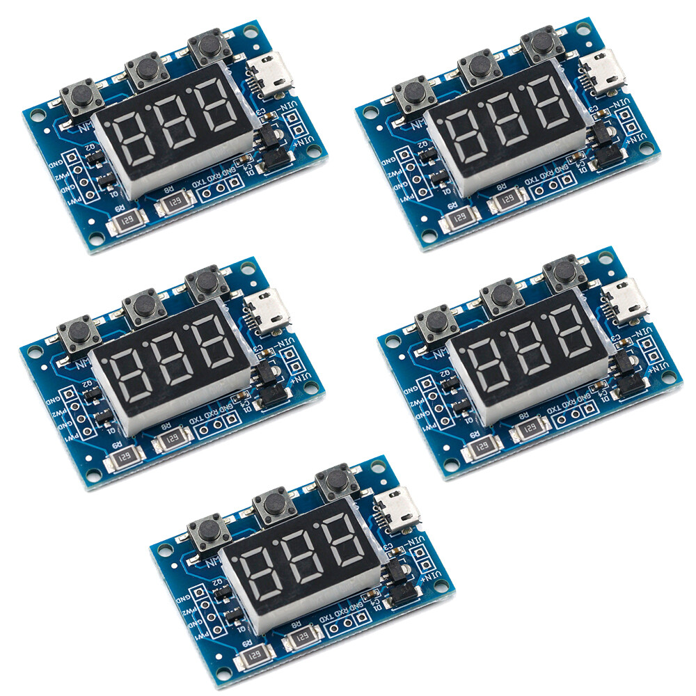 5x Signal Generator PWM Pulse Wave Frequency Duty Cycle Adjustable Module USA