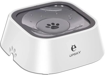  Dog Bowl Dog Water Bowl No Spill Pet Water Bowl No Drip Slow Water Feeder 