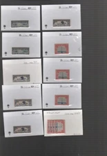 US stamps BOB mnh USED mh  UNITED STATES  airmail parcel post due  (mb34