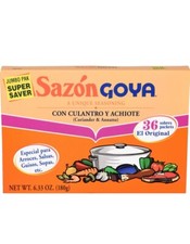 Goya Foods Saz n Seasoning with Coriander  Annatto, 6.33 Ounce Pack of 1 