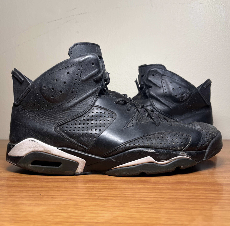 Nike Air Jordan 6 VI Retro Black Cat 2016 Size 13 Sneakers Shoes 384664-020 | eBay UK