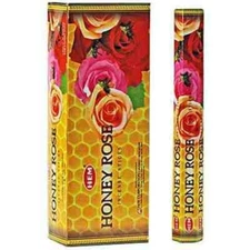 HEM Hex 20 Stick Incense Pack - Honey Rose