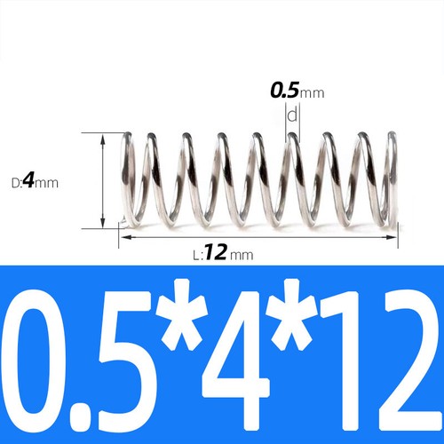 Compression Spring Steel 0.2 - 1mm Wire Dia 2mm - 12mm OD Small Pressure Springs - Picture 29 of 130