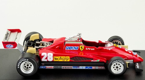 Ferrari 126C2 Scala 1:43 Didier Pironi 1982 Modellino Scuderia Ferrari Formula 1 - Foto 5 di 8