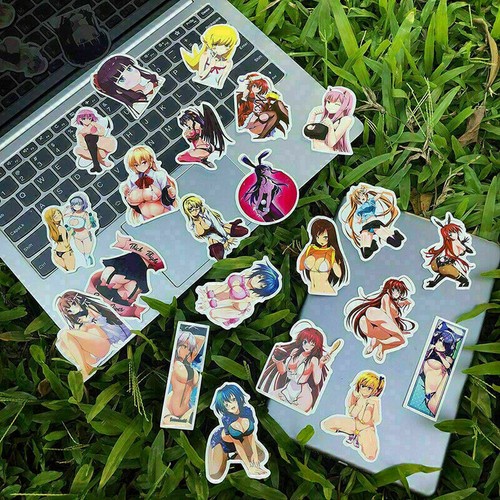 100 Stck. Niedlich Sexy Mädchen Anime Aufkleber Pack für Auto Skateboard Laptop Gepäck Menge - Bild 6 von 12