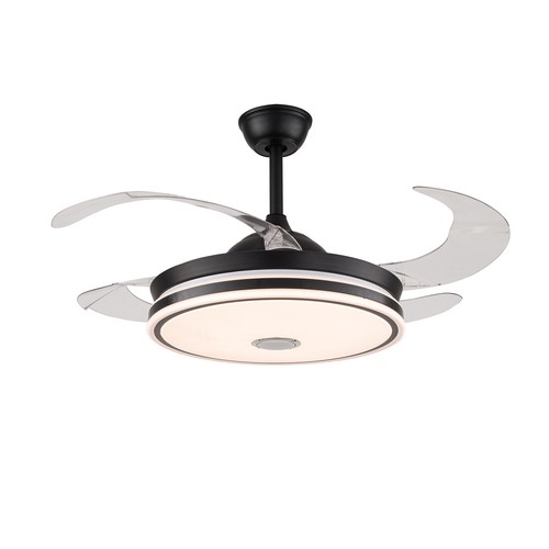 Ceiling Fan Light with Remote Invisible Light Chandelier &Bluetooth Music Player - Picture 9 of 15