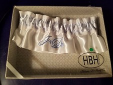 I DO embroidered Garter by Hortense B. Hewitt 32331, I DO Wedding garter, Garter