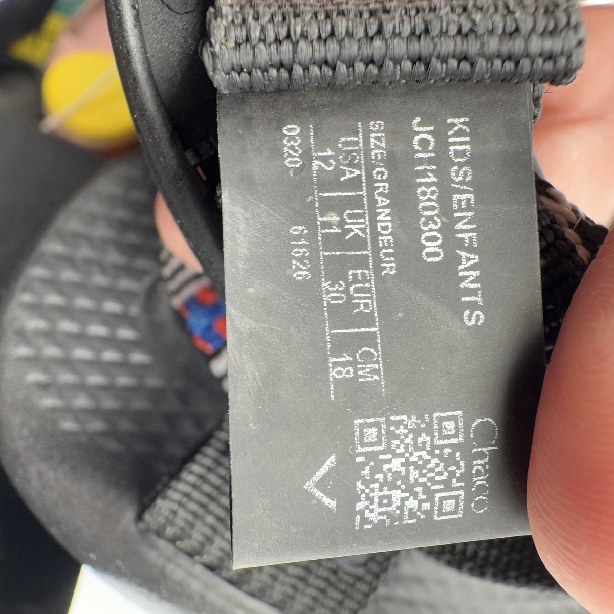 CHACO Kids ZX/1 Eco Tread Hugs And Kisses Red Blue Black Youth Sz