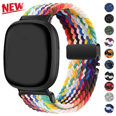 Nyon Armabnd Für Fitbit Versa 4 / Versa 3 / Sense 2 / Sense 1 Watch Ersatz Strap