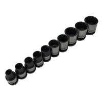 BlueSpot Tools 1Cm Drive Spline SteckschlüSsel-Satz Metrisch, 10 Teile B/S1543