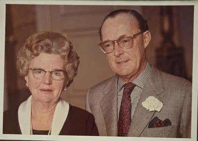 Queen Juliana And Prince Bernhardt, The Netherlands 1973, Original Type 1 Photo