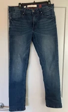 Artful Rebel Men's Jeans Jax Slim Fit Stretch Size 32x30 Dark Blue Denim